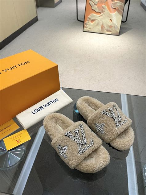 men slippers louis vuitton in nederlande|Louis Vuitton fuzzy slides.